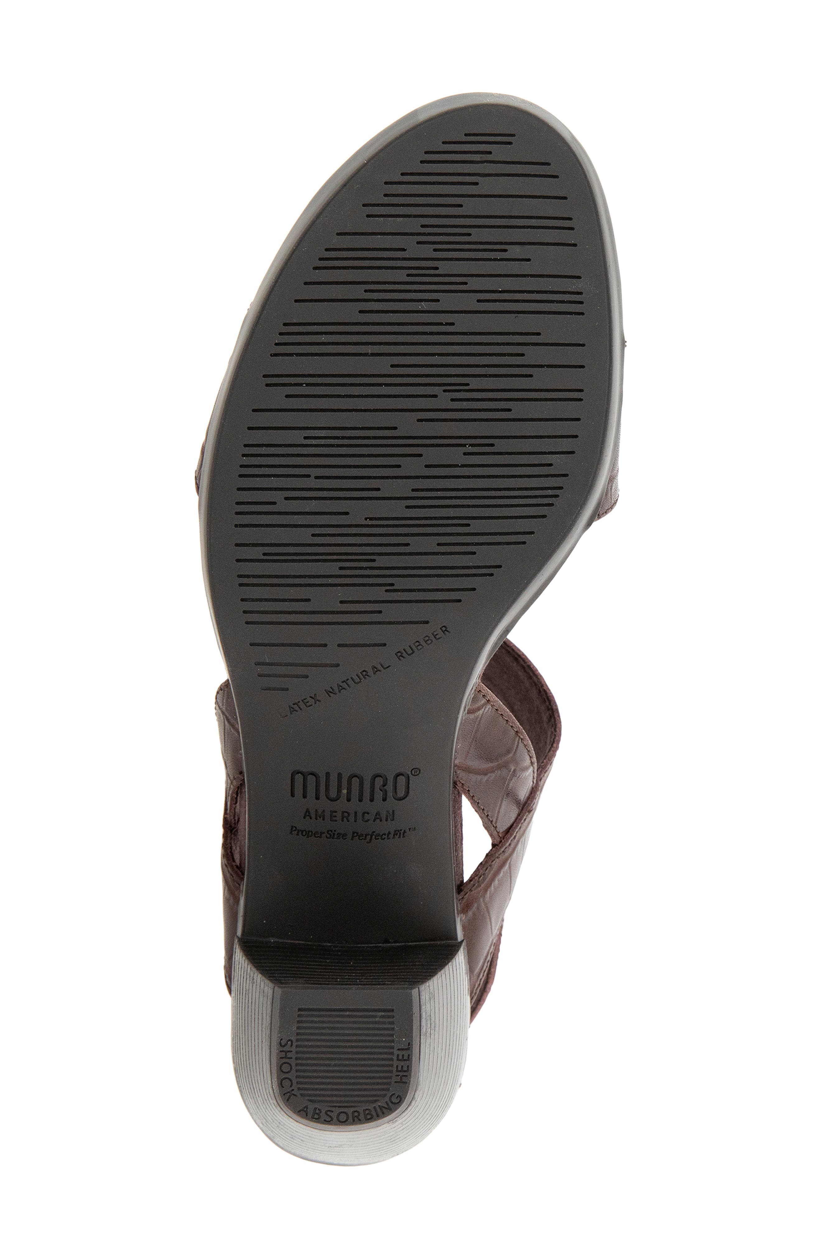 Willow Slingback Sandal, Alternate, color, DARK CHOCOLATE CROCO