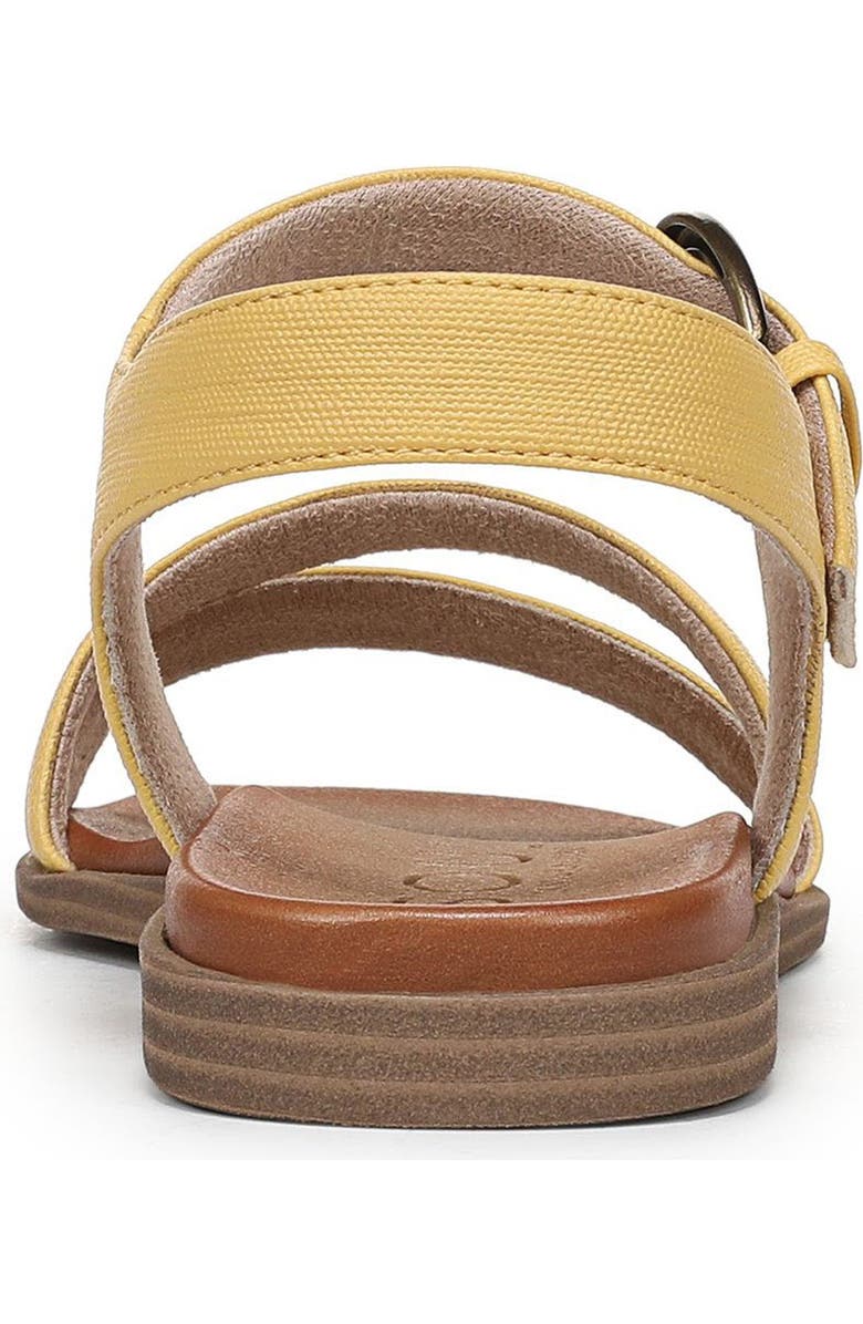 SOUL NATURALIZER Jayvee Sandal, Alternate, color, Beehive Yellow Faux Twill