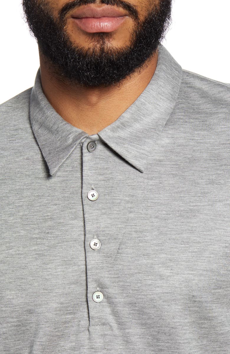 Theory Sharp Slim Fit Long Sleeve Polo, Alternate, color, 