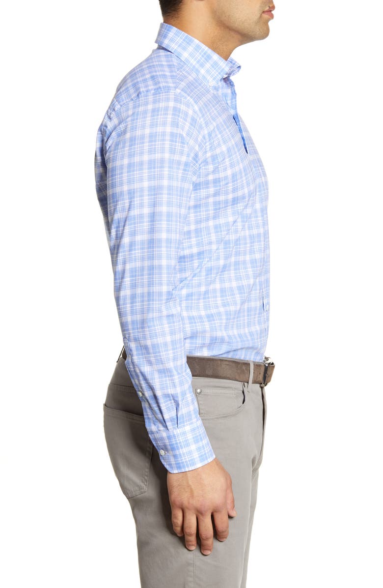 Peter Millar Villa Regular Fit Plaid Button-Down Shirt, Alternate, color, 