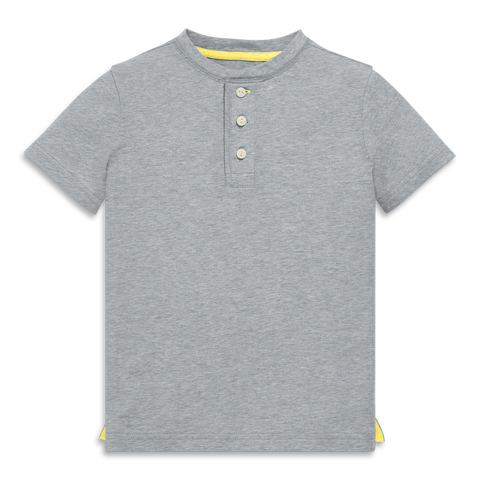 Kids Heathered Henley Tee (Toddler, Little Kid, & Big Kid)