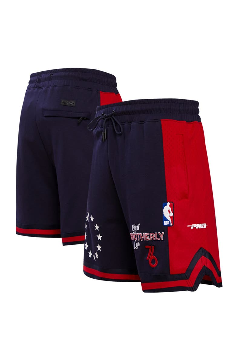 Men's Pro Standard Navy Philadelphia 76ers 2023/24 City Edition DK Shorts, Main, color, Navy