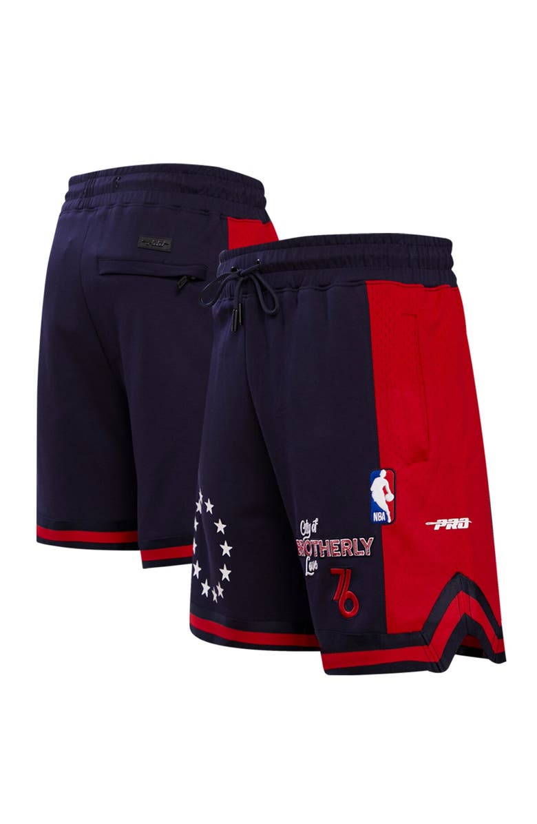 PRO STANDARD Men's Pro Standard Navy Philadelphia 76ers 2023/24 City Edition DK Shorts, Main, color, Navy