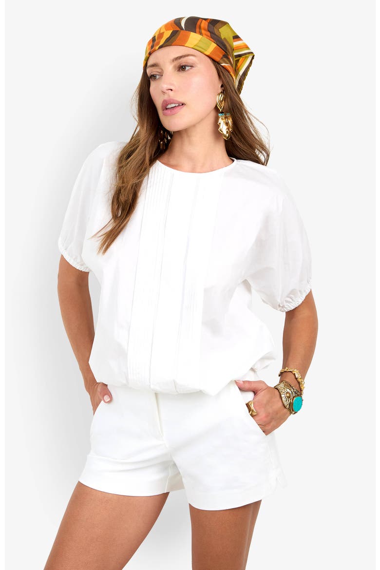 San Siro Top, Alternate, color, White