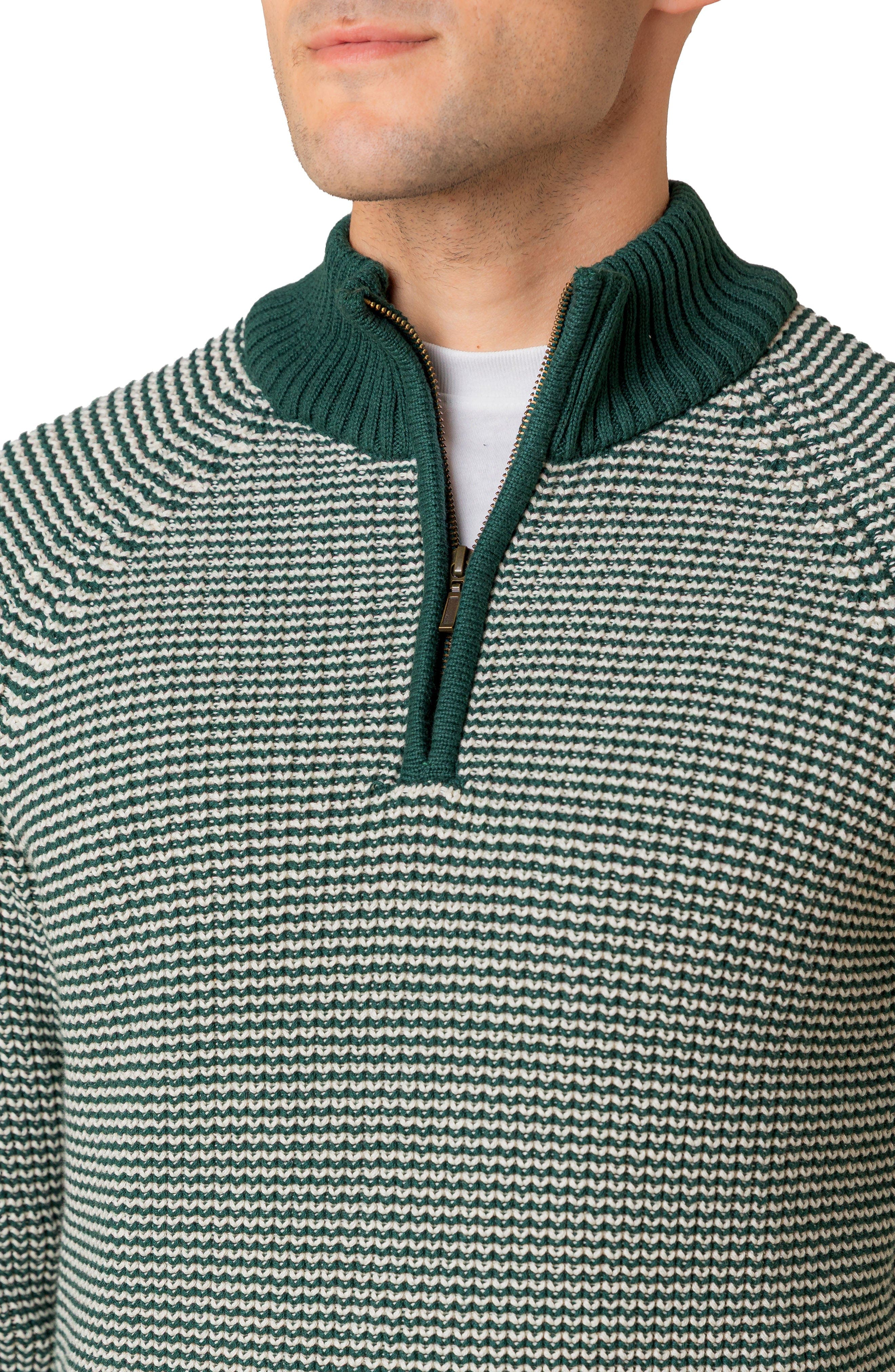Organic Half Zip Ski Pullover Sweater - image 2