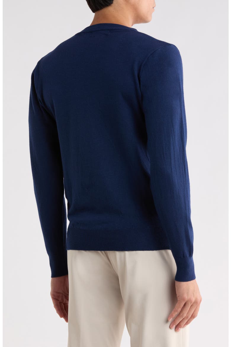Crewneck Sweater, Alternate, color, NAVY