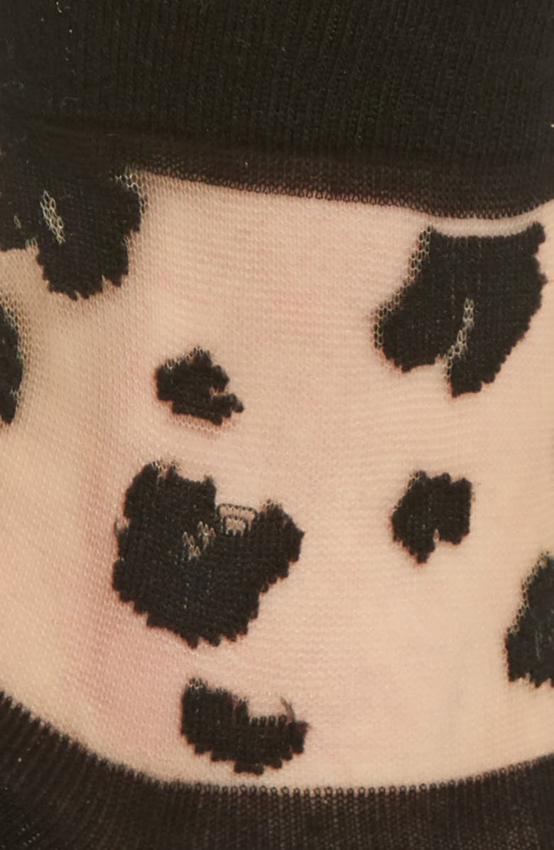 Richer Poorer Cheeta Ankle Socks, Alternate, color, 