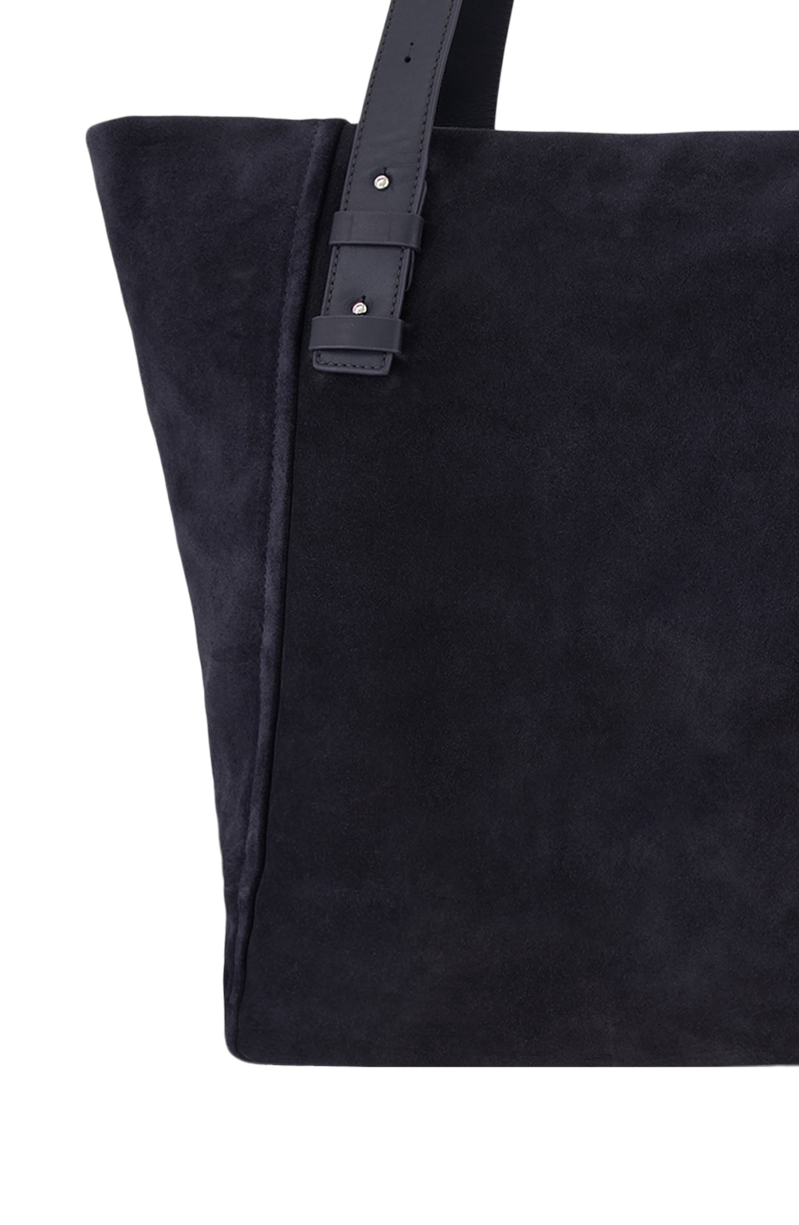 Vince Westmore XL Suede Tote, Alternate, color, Night Blue