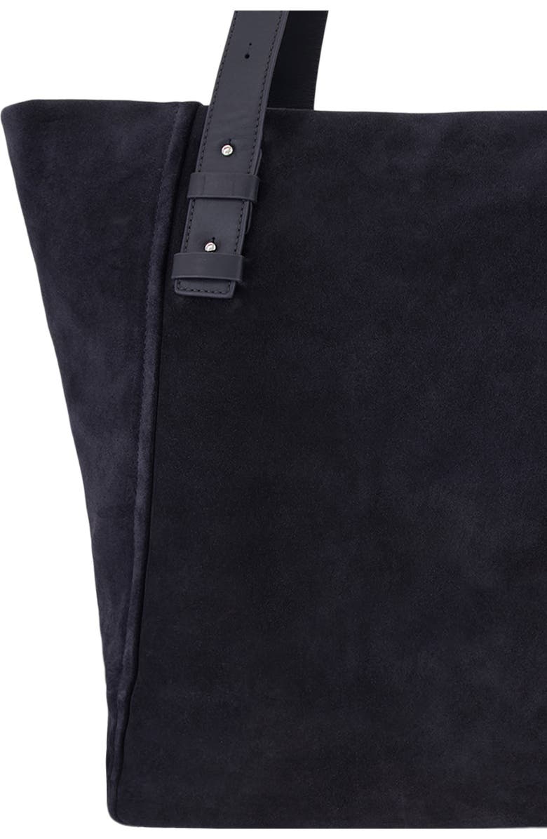 Vince Westmore XL Suede Tote, Alternate, color, Night Blue