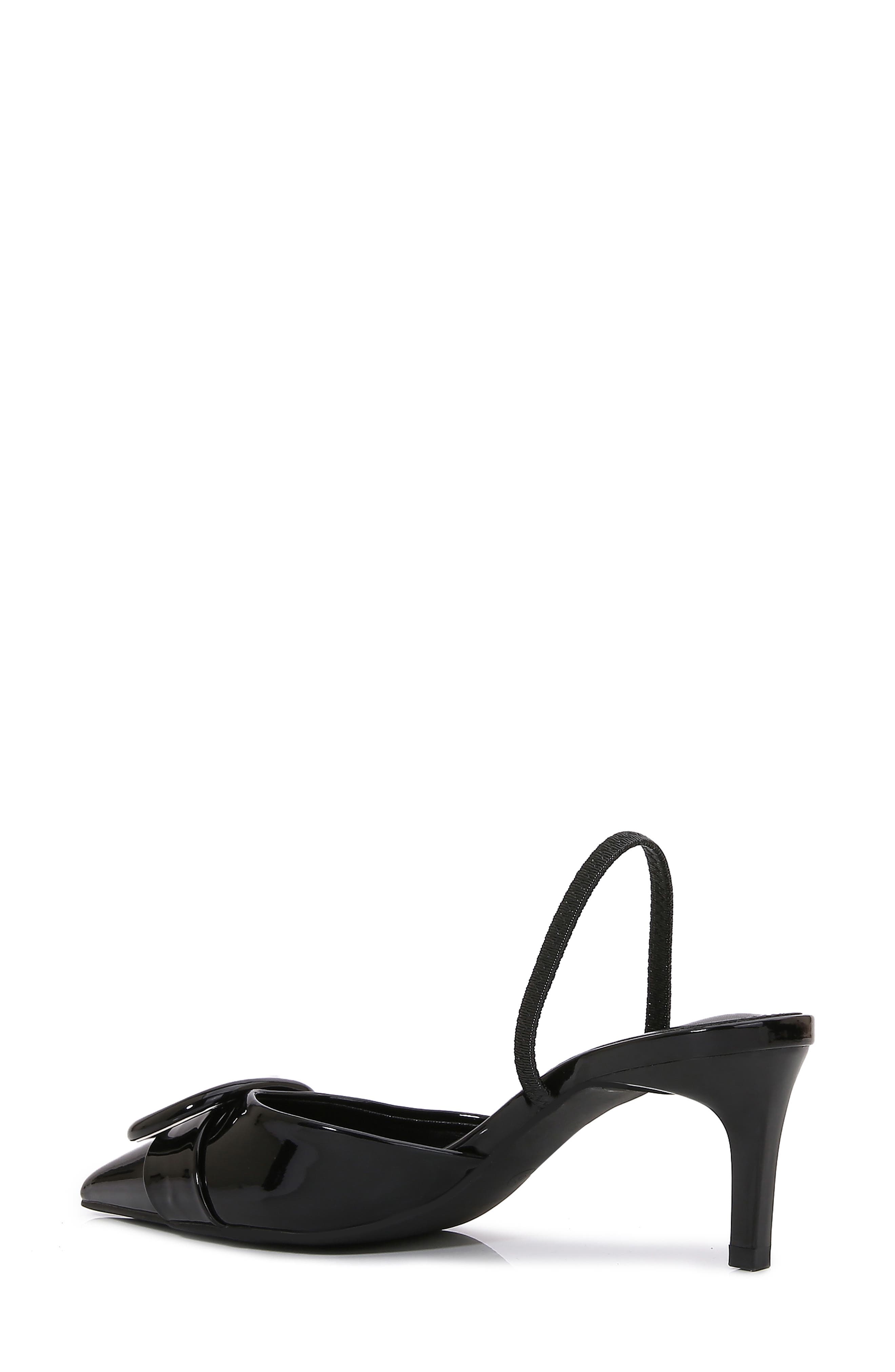 BERNESS Chiara Buckle Slingback Pump, Alternate, color, Black
