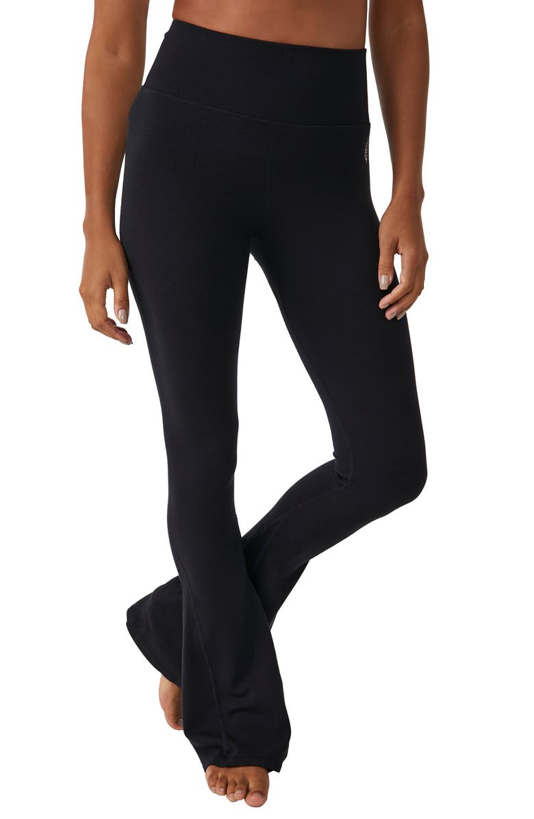 Free People FP Movement Rich Soul High Waist Flare Leggings, Main, color,