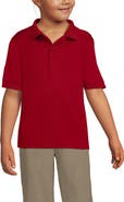 Lands' End School Uniform Kids Short Sleeve Rapid Dry Polo Shirt
