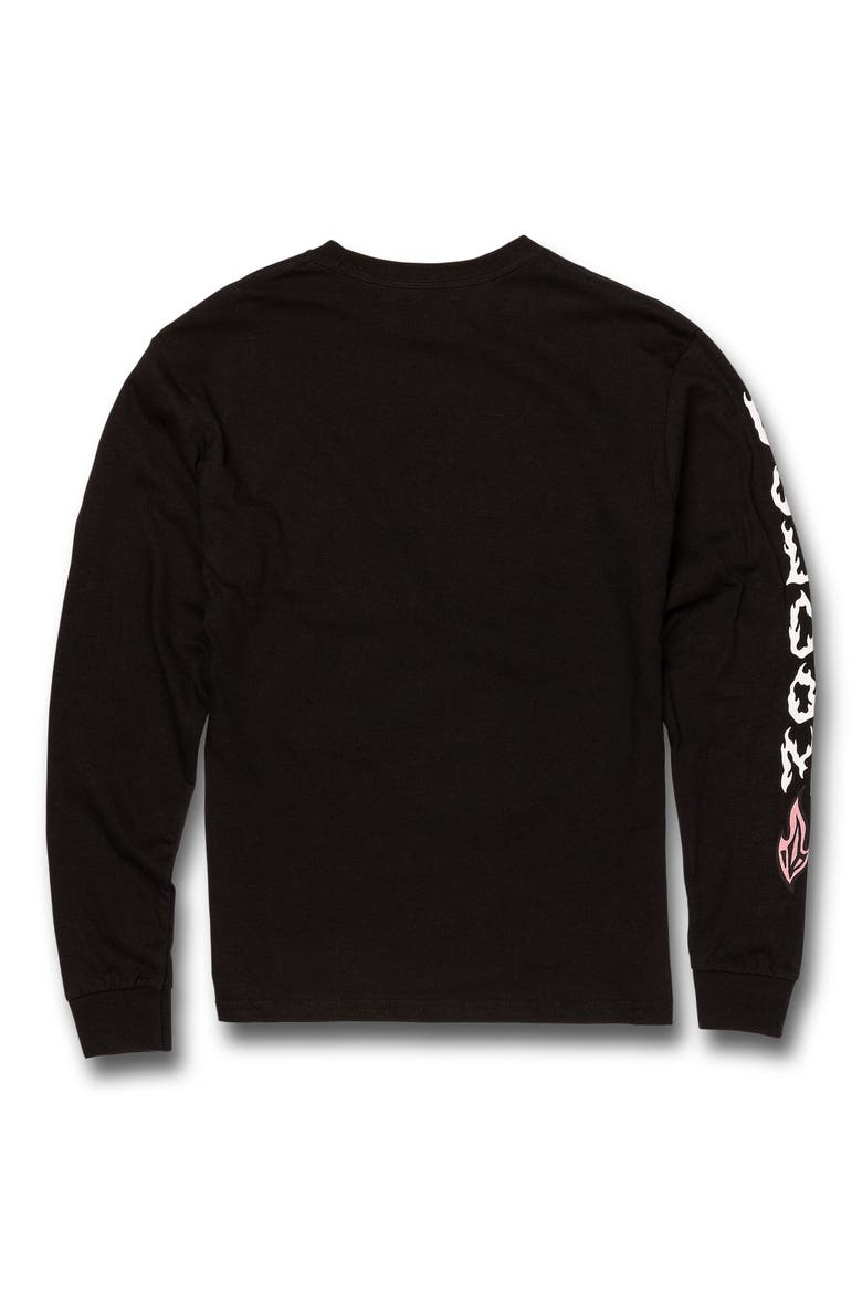 Keroscheme Long Sleeve T-Shirt, Alternate, color, BLACK