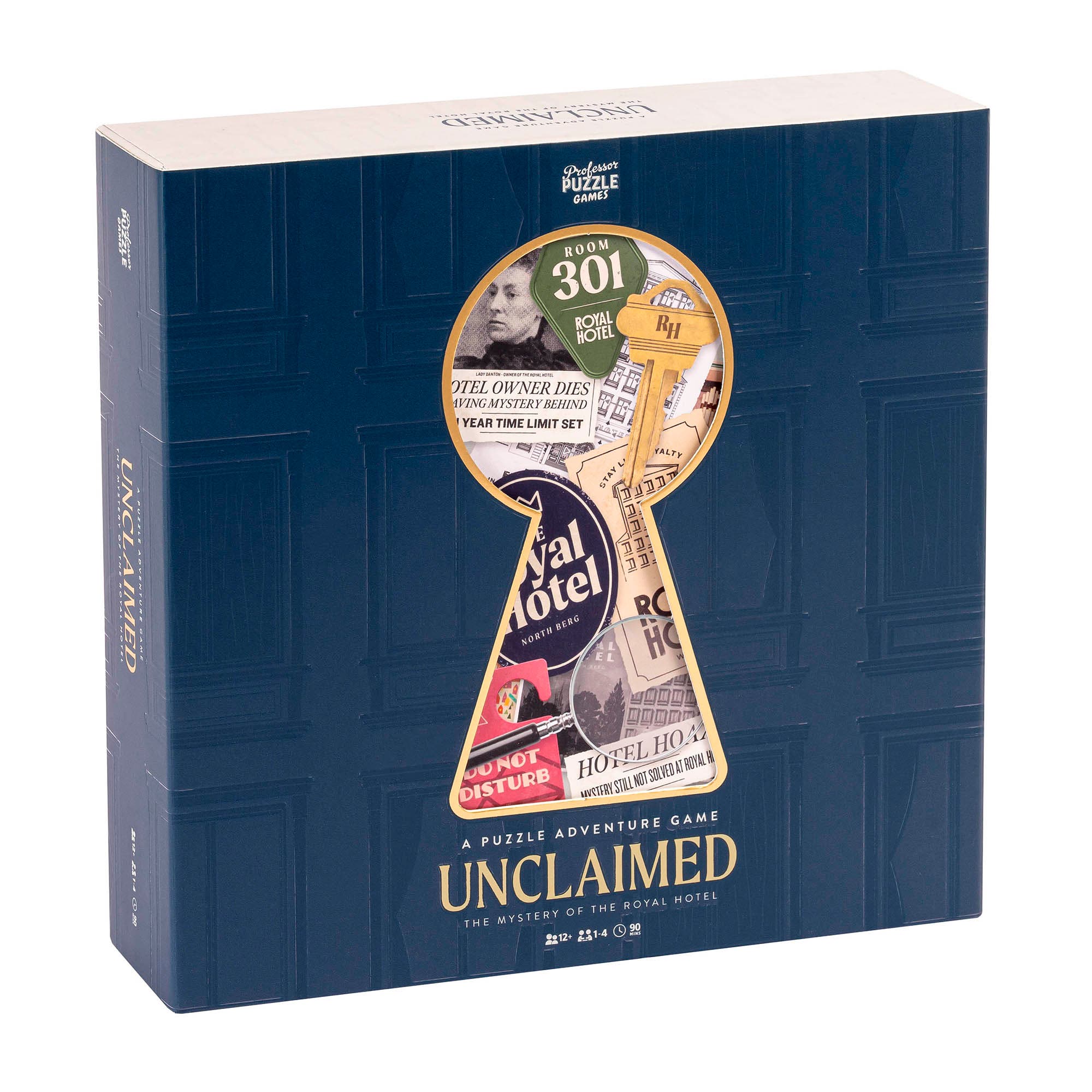 Professor Puzzle Unclaimed Royal Hotel Mystery Treasure Hunt Adventure in Multicolored 