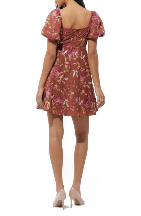 Fernanda Puff Sleeve Minidress