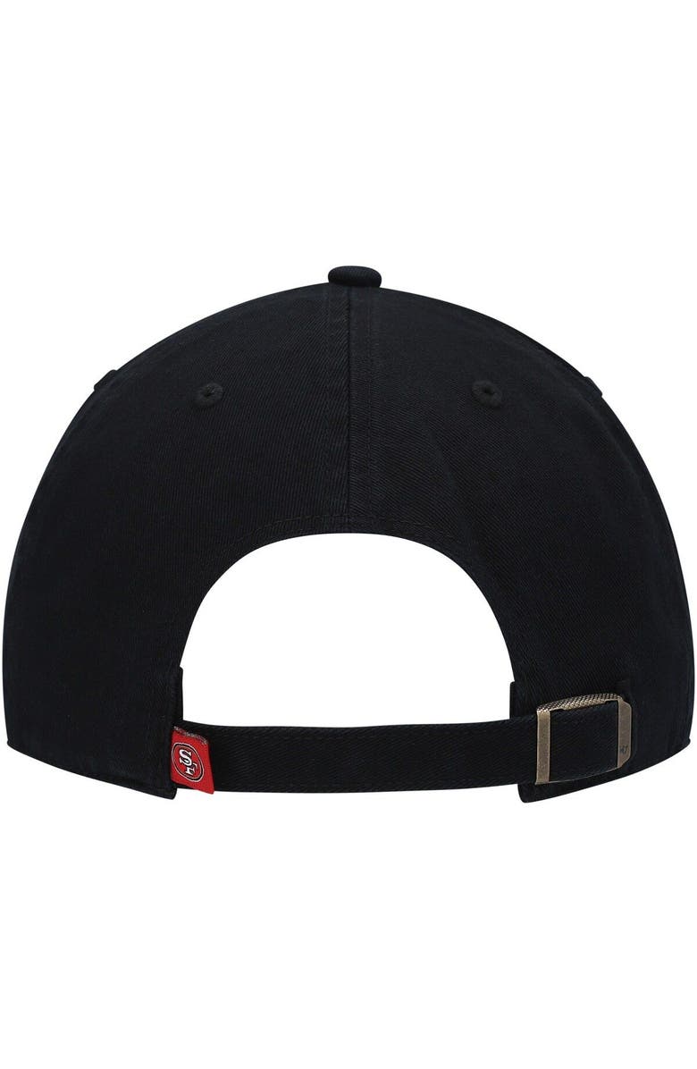 '47 Men's '47 Black San Francisco 49ers Clean Up Script Adjustable Hat, Alternate, color, Black