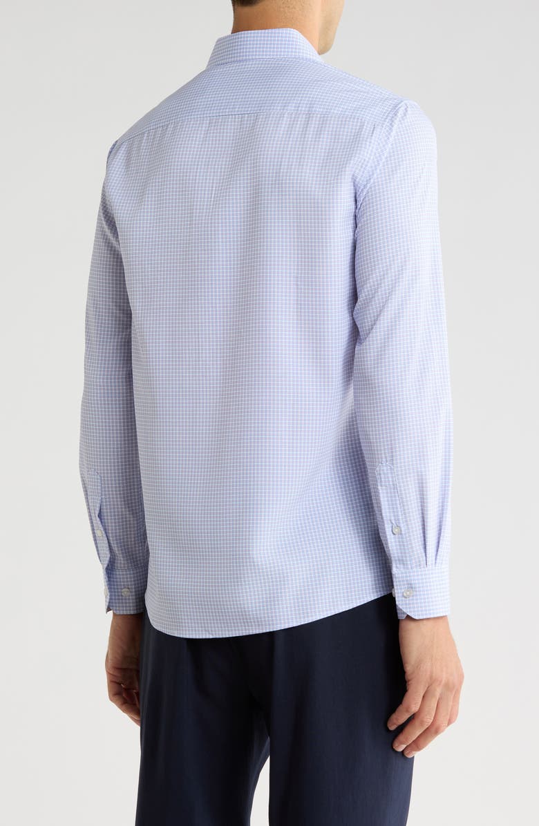 TOM BAINE Performance Stretch Wrinkle Free Button-Down Shirt, Alternate, color, Blue/ Pink