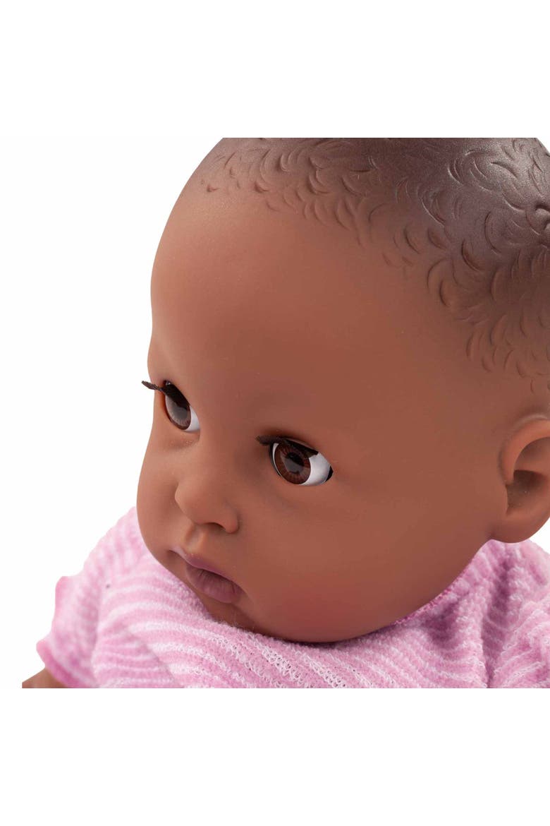 Aquini 13" Soft Cloth Bath Baby Doll, Alternate, color, Multicolored