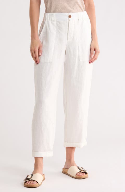 Cruiser Relaxed Straight Leg Linen Pants