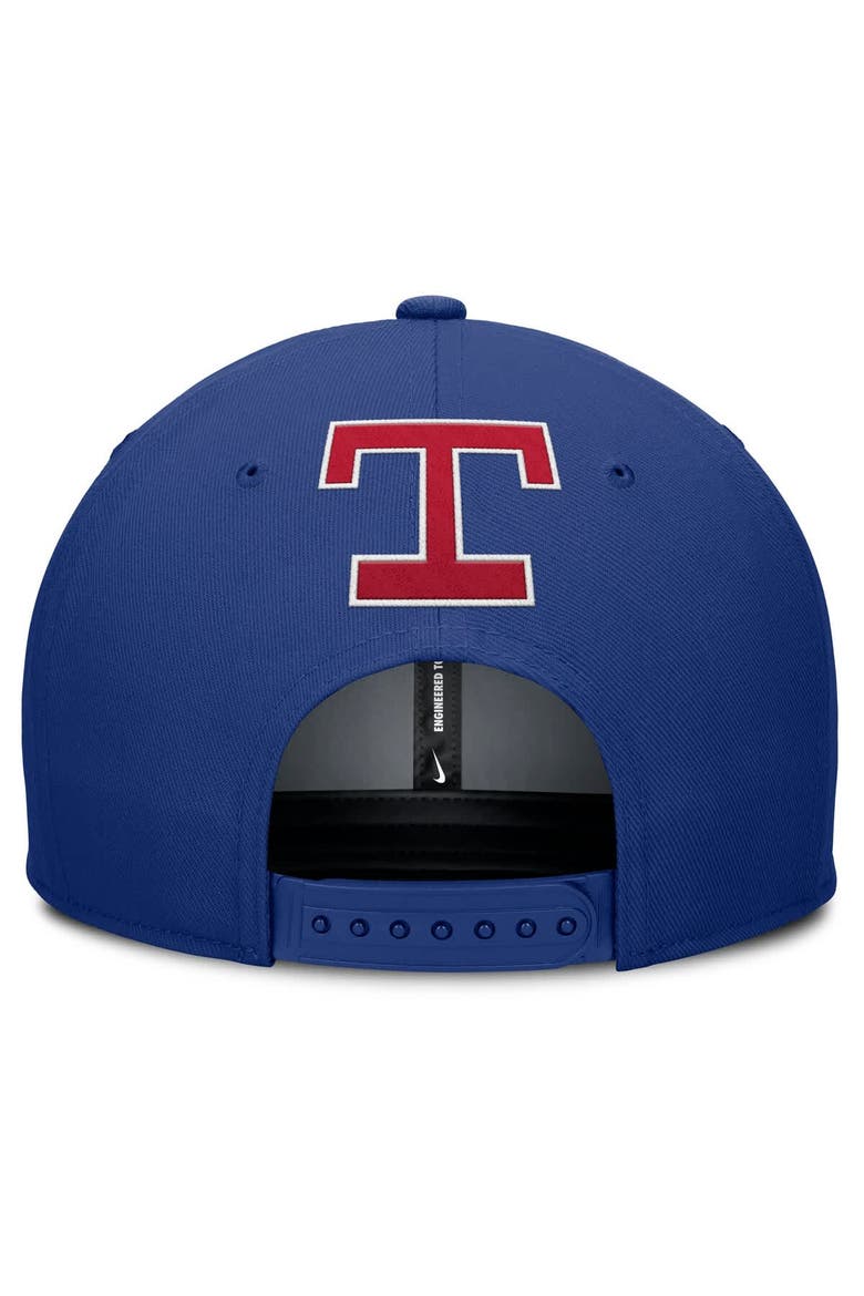 Men's Nike Gray/Royal Texas Rangers Pro Performance Snapback Hat, Alternate, color, Gray