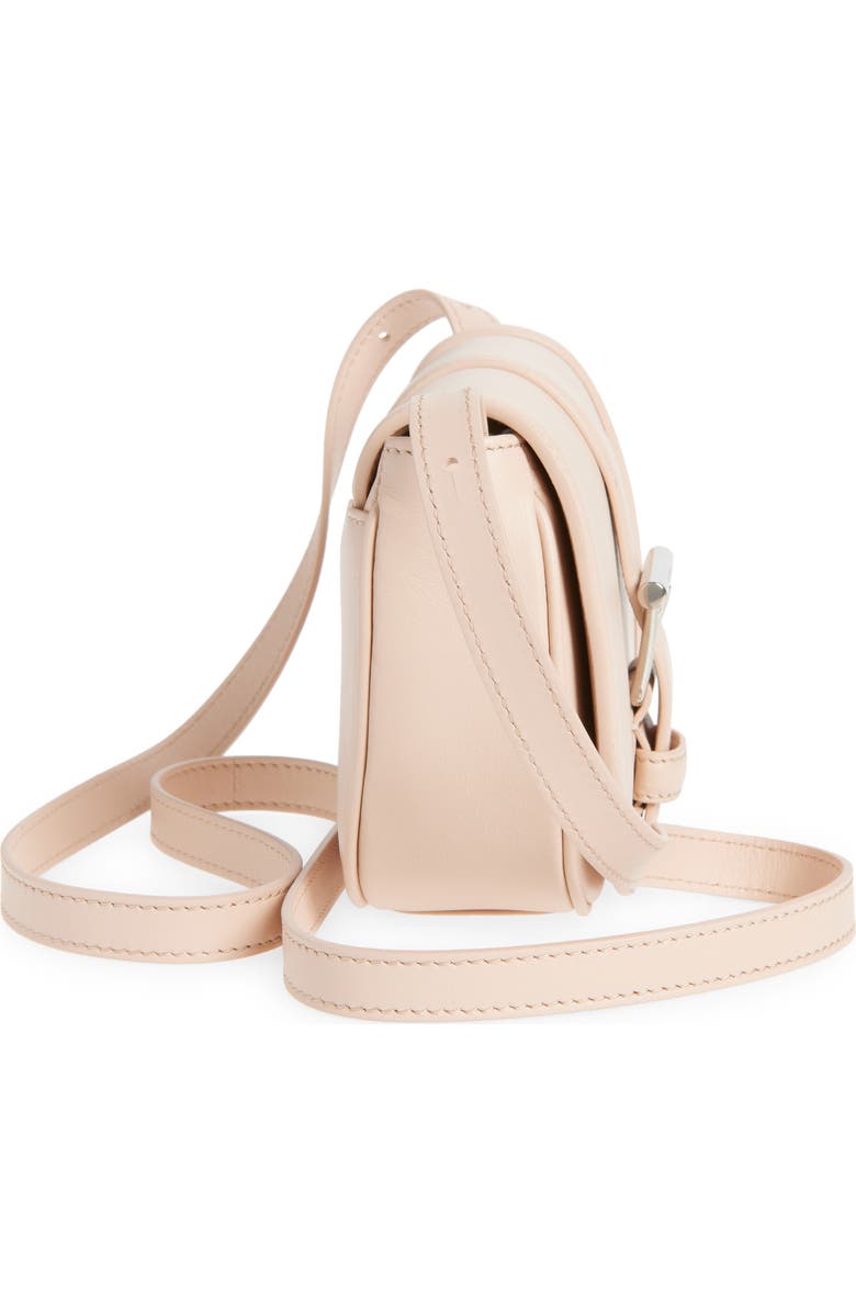McQueen Mini T-Bar Shoulder Bag, Alternate, color, Blush Pink/ Silver
