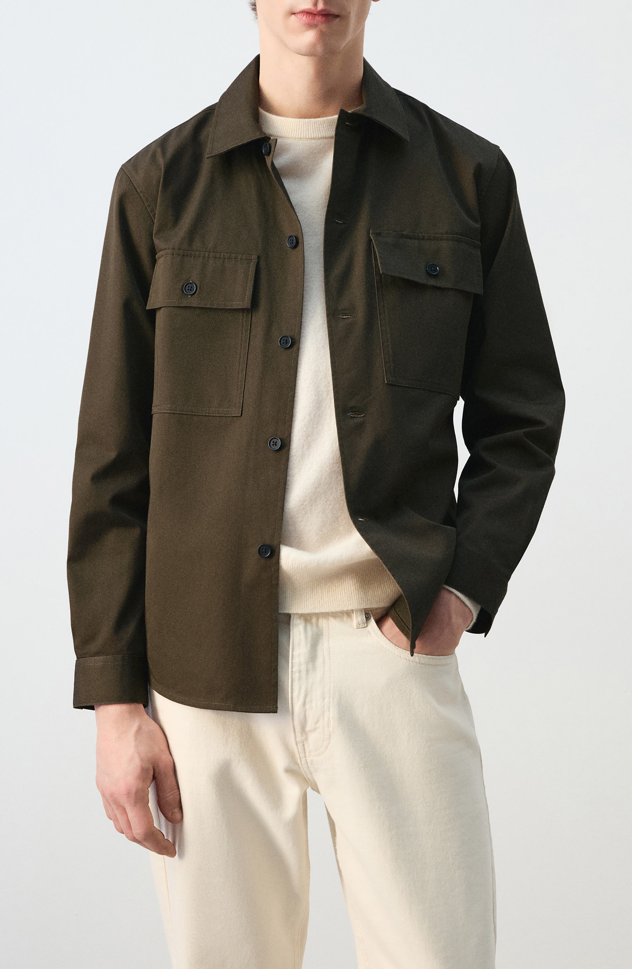 Cotton Overshirt - image 3