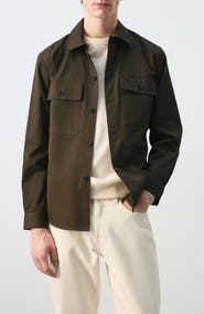 MANGO Cotton Overshirt