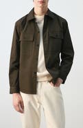 MANGO Cotton Overshirt