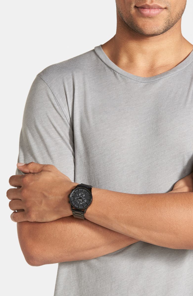 Nixon 'The Sentry' Chronograph Bracelet Watch, 42mm, Alternate, color,