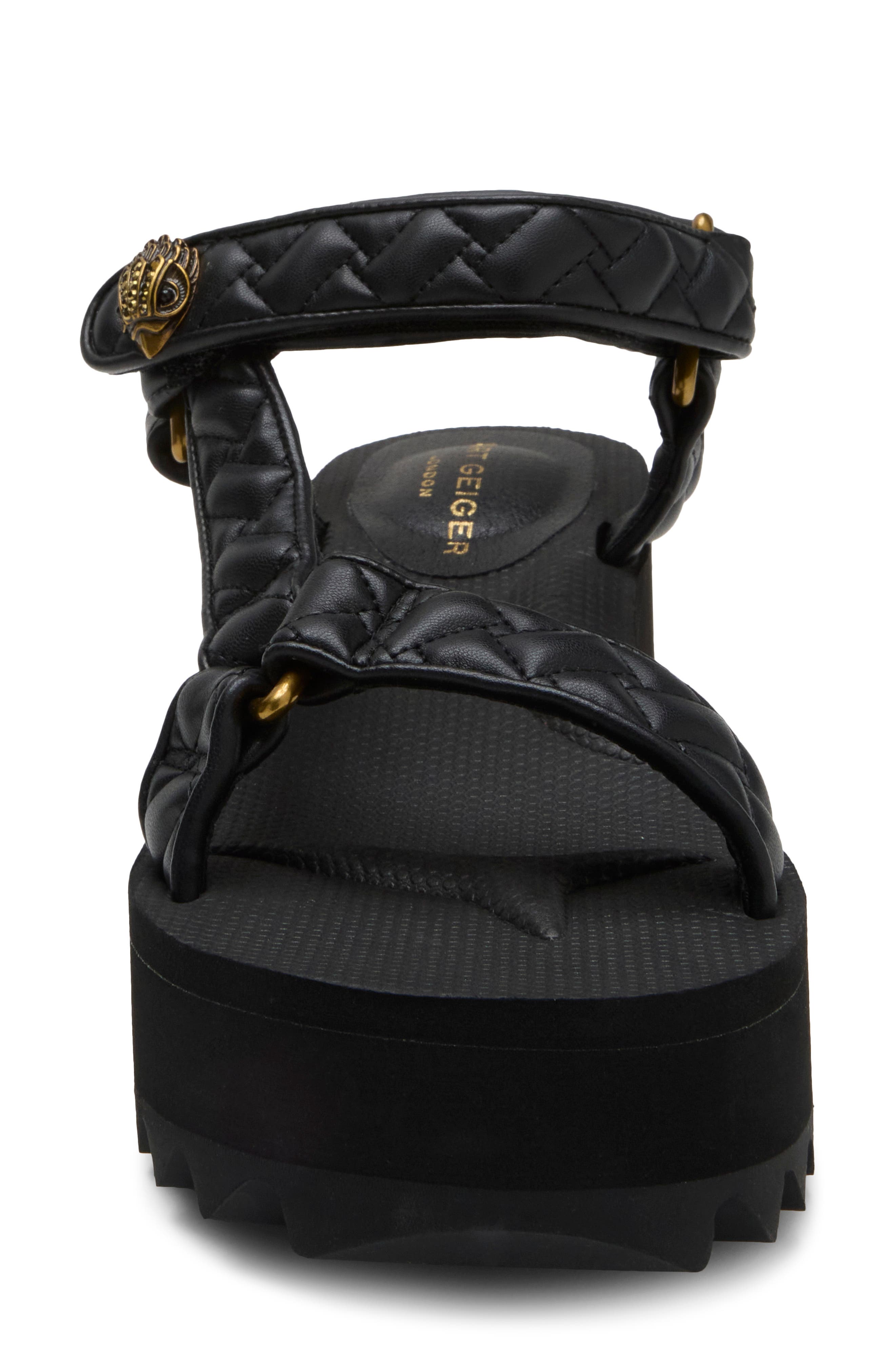 Orion Platform Sandal, Alternate, color, BLACK