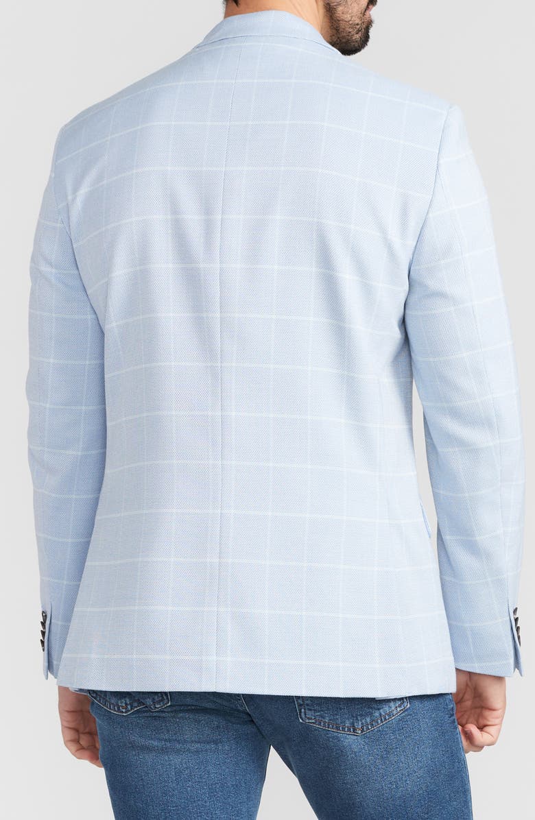 SAVILE ROW CO Windowpane Sport Coat, Alternate, color, Blue
