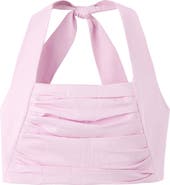MANGO Starring Hailey Bieber Kasha Sleeveless Crop Top