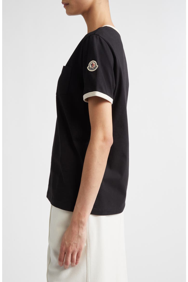 Ringer T-Shirt, Alternate, color, BLACK