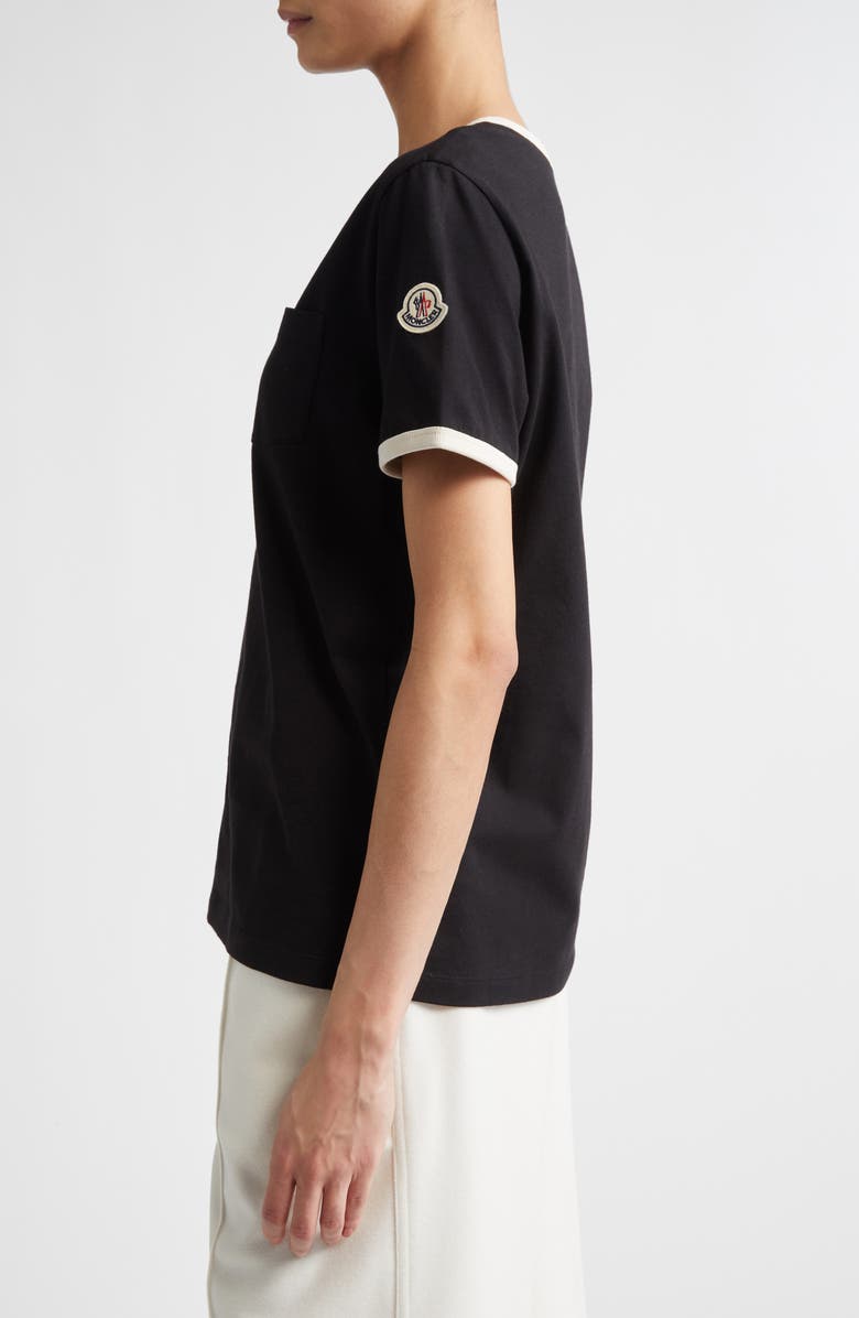 Moncler Ringer T-Shirt, Alternate, color, Black