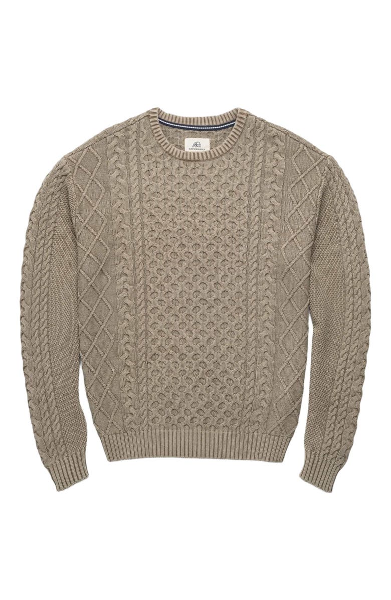 Surfside Supply Co. Eddie Knit Sweater, Main, color, Chinchilla