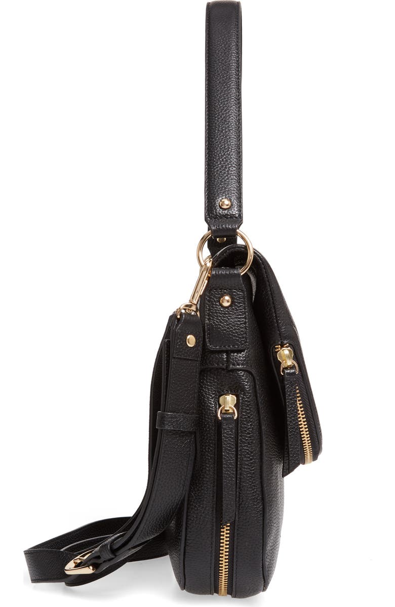 Nordstrom Bella Leather Crossbody Bag, Alternate, color,