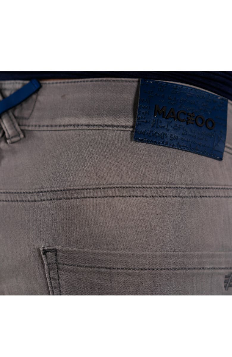 Maceoo Classic Fit Stripe Selvedge Contrast Jeans, Alternate, color, Grey