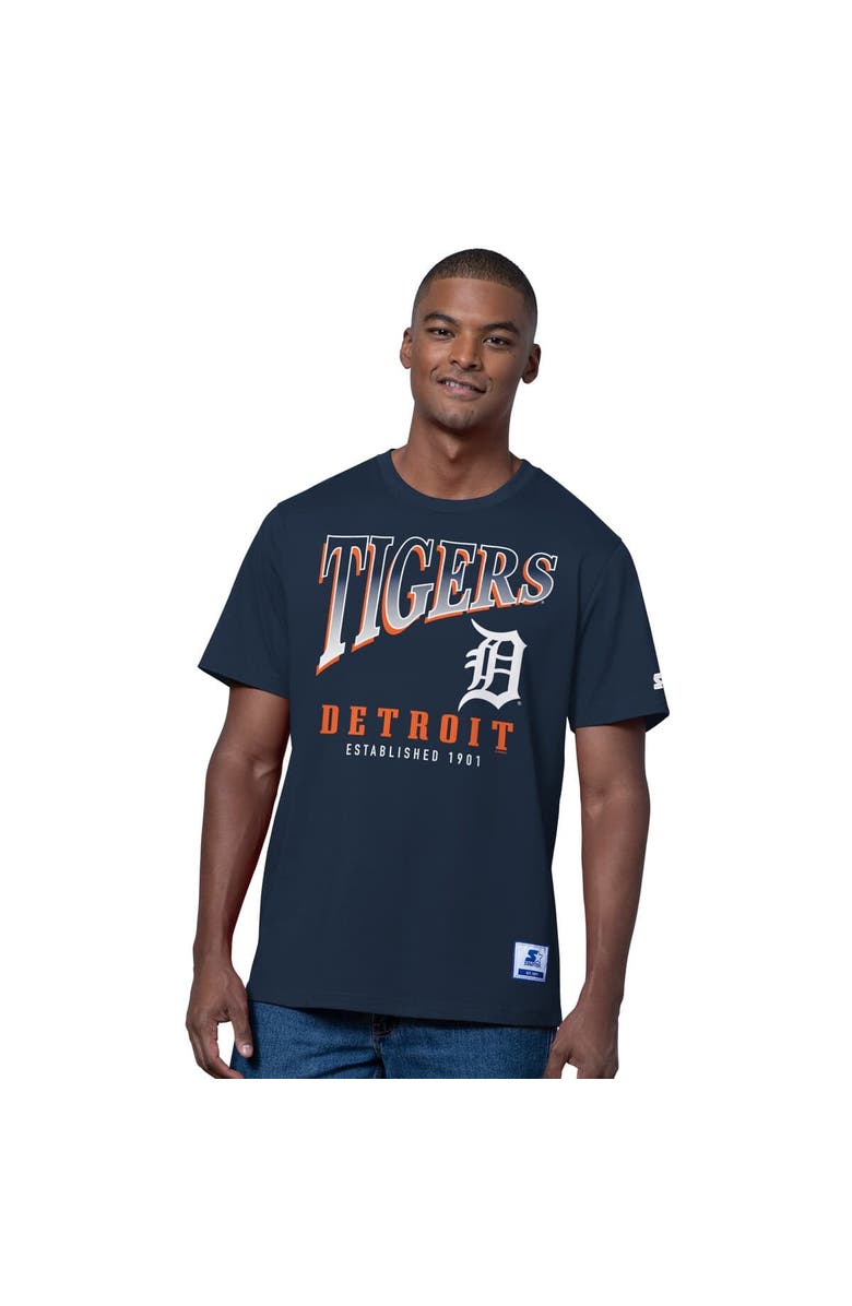 STARTER Men's Starter Navy/Heather Gray Detroit Tigers Two-Pack T-Shirt Set, Alternate, color, Navy