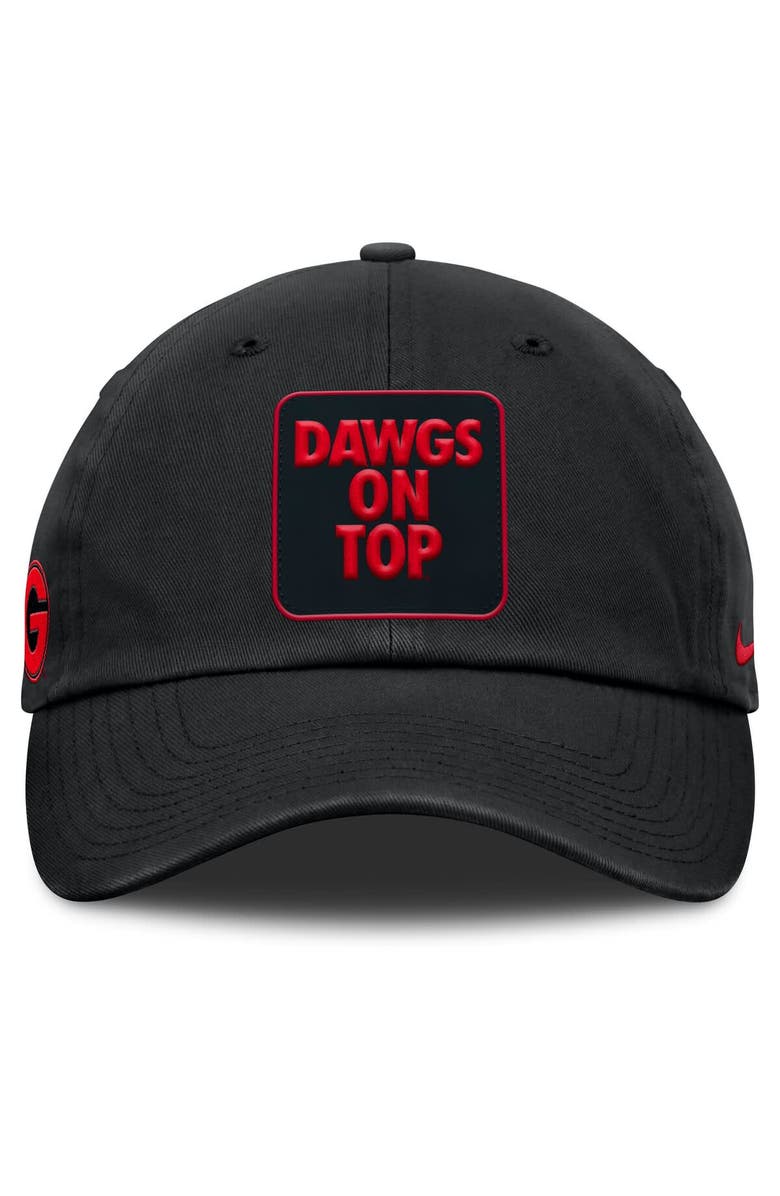 Nike Men's Nike Black Georgia Bulldogs Local Club Adjustable Hat, Alternate, color, Black