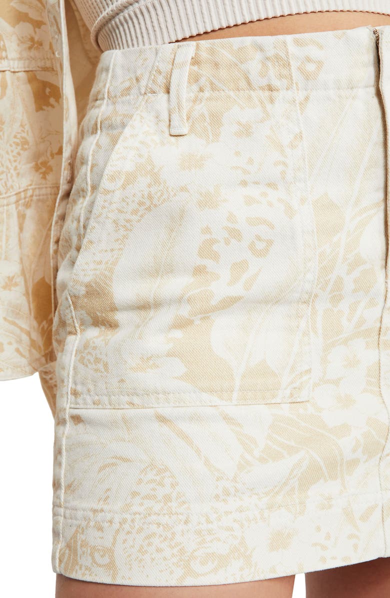 BDG Urban Outfitters Jungle Print Skirt, Alternate, color, 
