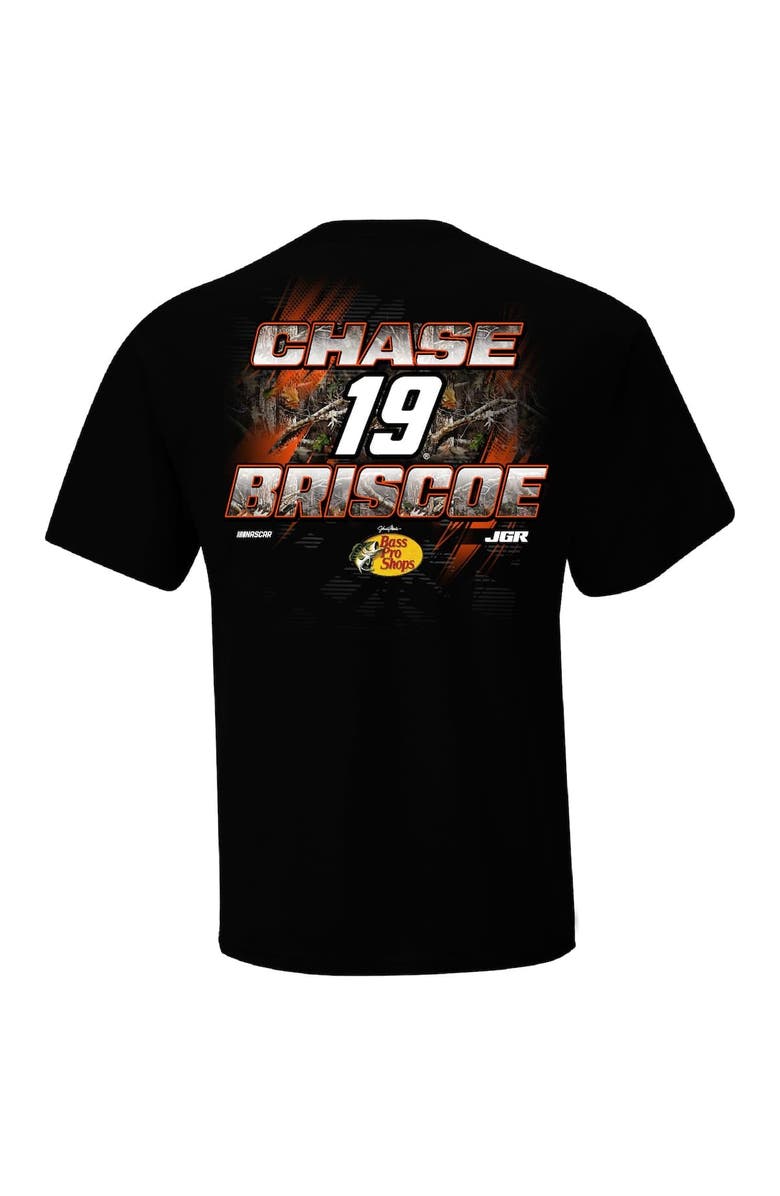JOE GIBBS RACING TEAM COLLECTION Men's Joe Gibbs Racing Team Collection  Black Chase Briscoe Bass Pro Shops Camo T-Shirt, Alternate, color, 