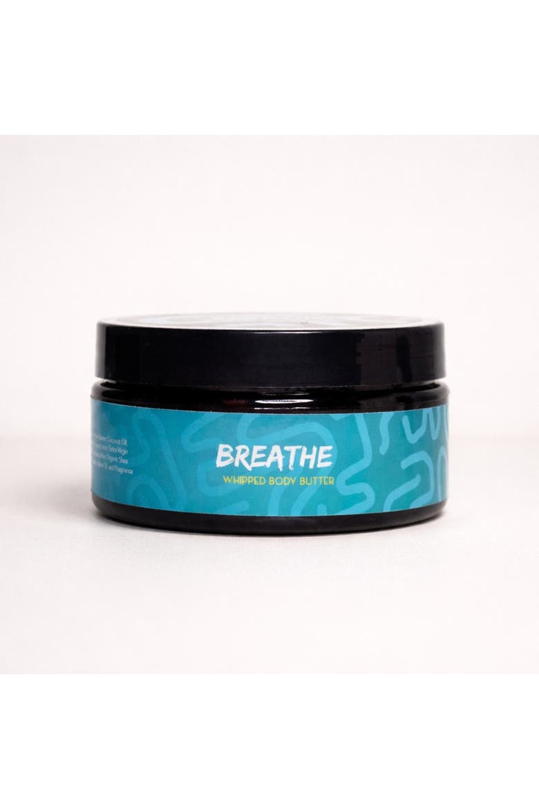Breathe Whipped Body Butter, Main, color, Aqua