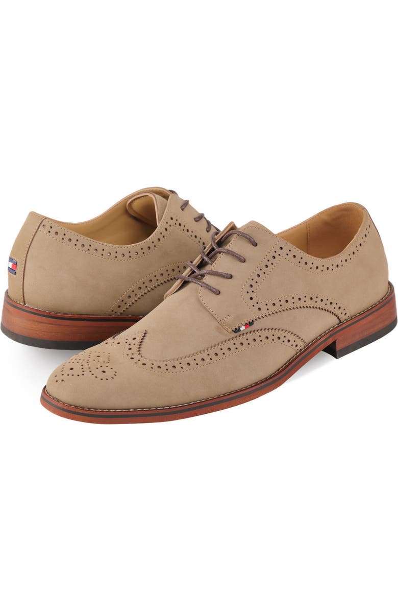 Tommy Hilfiger <p>Buford Wingtip Derby (Men)</p>, Alternate, color, Taupe