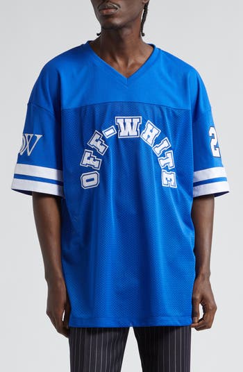 Off-White Football Mesh & Jersey T-Shirt | Nordstrom