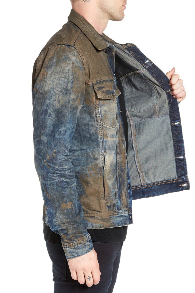 Mud Denim Jacket, Alternate, color, INDIGO