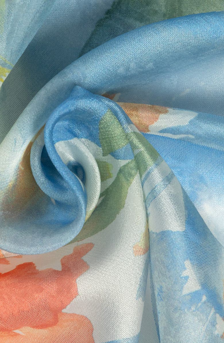 Polo Ralph Lauren Floral Silk Square Scarf, Alternate, color, 