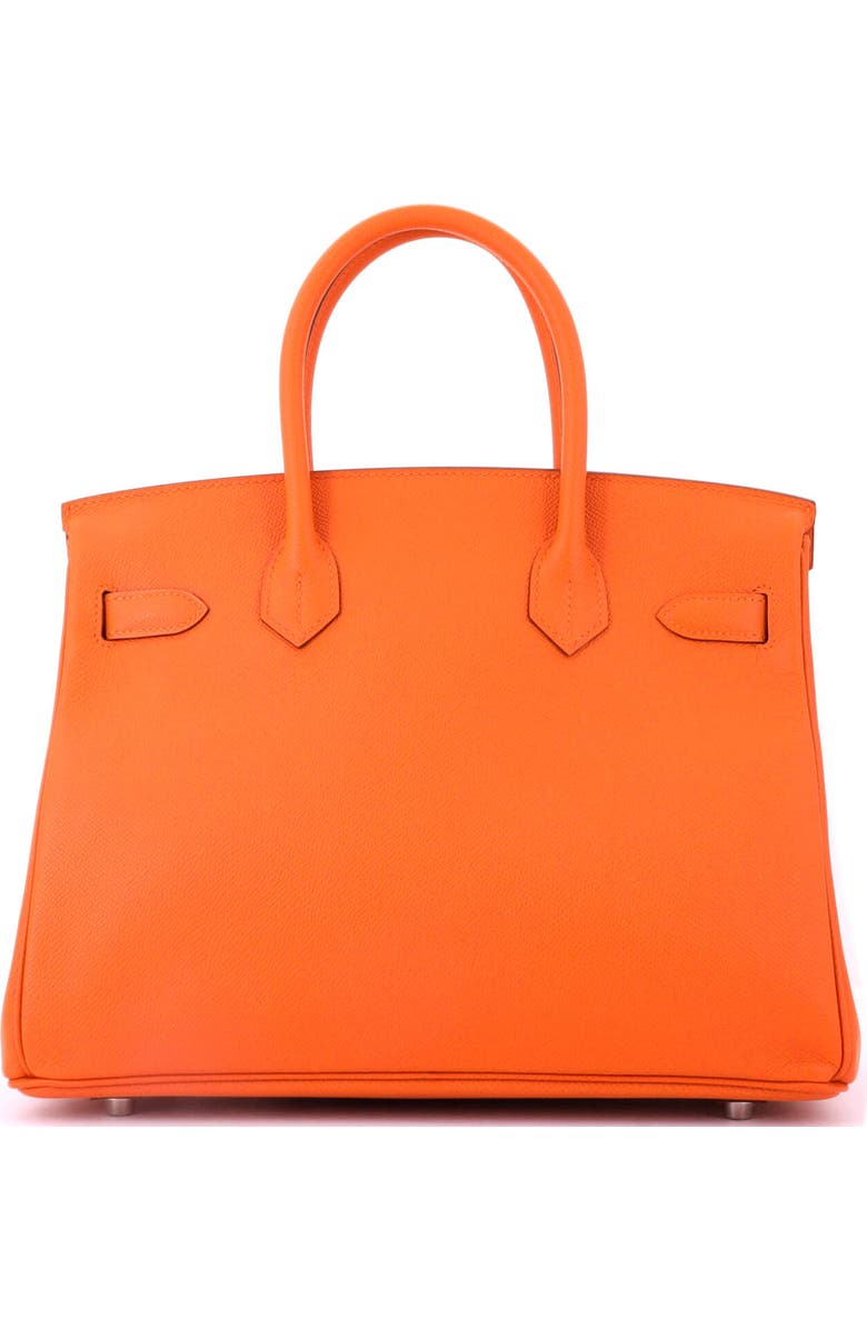 Pre-Owned Hermes Birkin Handbag Orange Epsom with Palladium Hardware 30, Alternate, color, Orange H