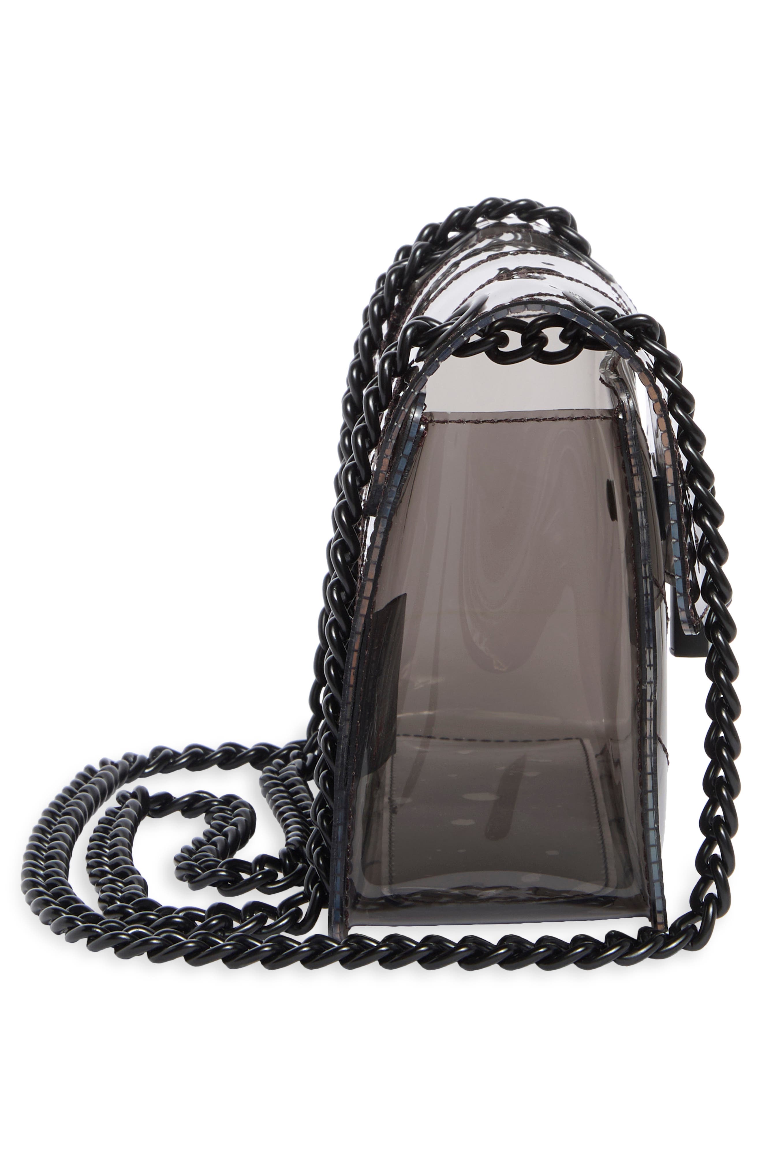 Kurt Geiger London Mini Brixton Vinyl Crossbody Bag, Alternate, color, Black