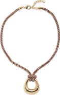 Nordstrom Open Pendant Cord Necklace