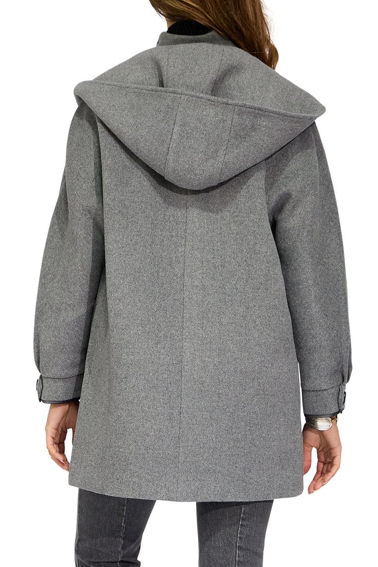 Next to You Wool Blend Coat, Alternate, color, GREY